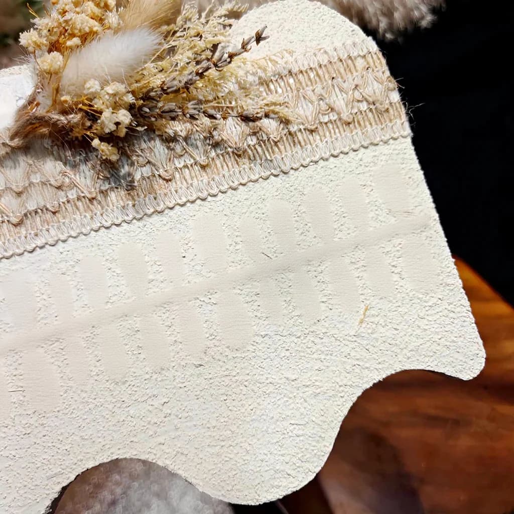 เล็บปลอมทรงรีสั้น ลายดาวและจุดโพลคาดอท